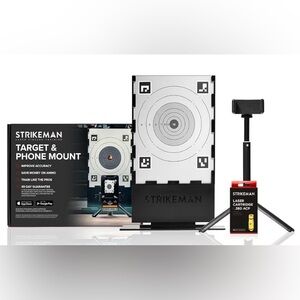 Strikeman Target and Phone Mount Set Strikeman .380 ACP Dry-Fire Laser